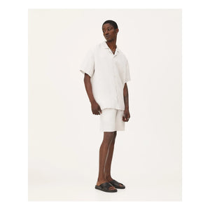 Noyoco - Camisa de lino Orleans | Gris claro