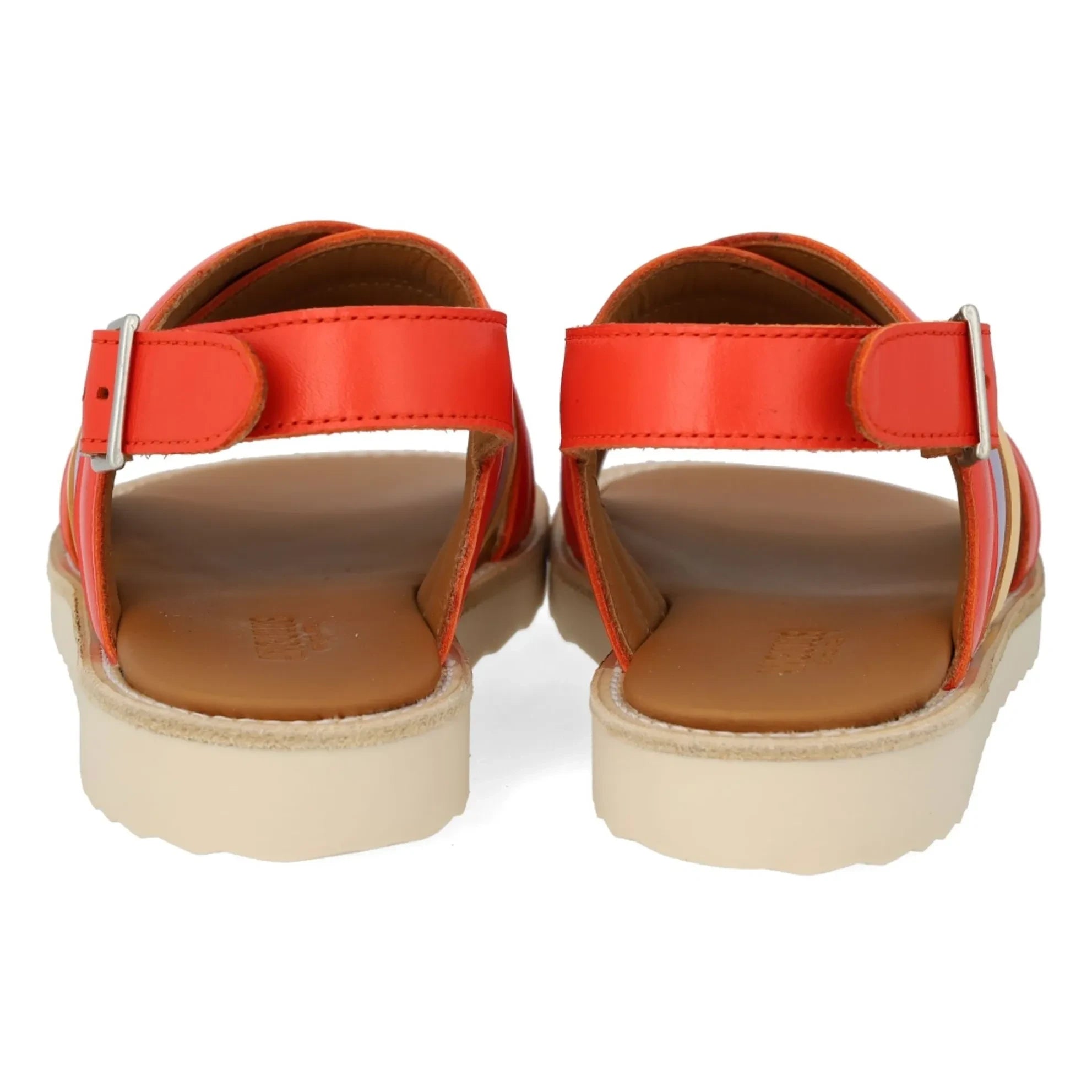 Angulus - Sandalias de tiras cruzadas con bloques de color | Amarillo pálido