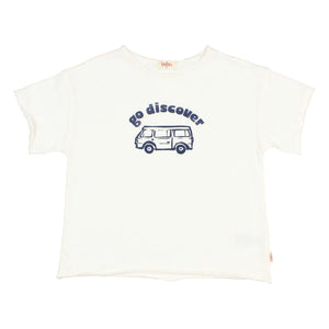 Búho - Go Discover Camiseta Algodón orgánico | Blanco