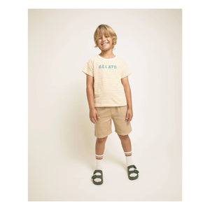 Búho - Pantalones cortos de lino Bermuda | Beige