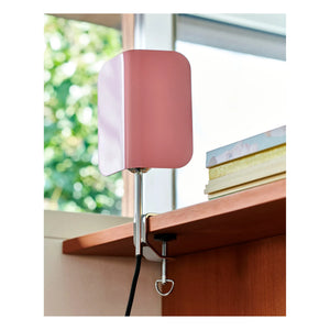Hola - Lámpara Apex rosa con pinza