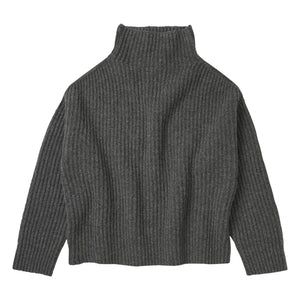 FUB - Suéter de lana de cordero Ribli - Colección de mujer | Gris