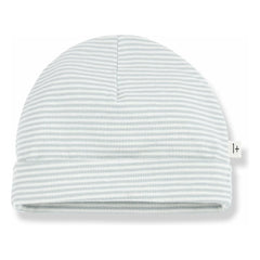 1+ en la familia - Gorro de algodón orgánico Gio | Azul grisáceo