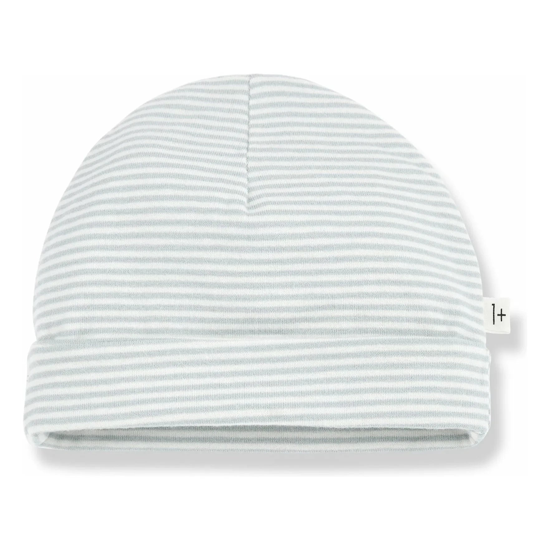 1+ en la familia - Gorro de algodón orgánico Gio | Azul grisáceo