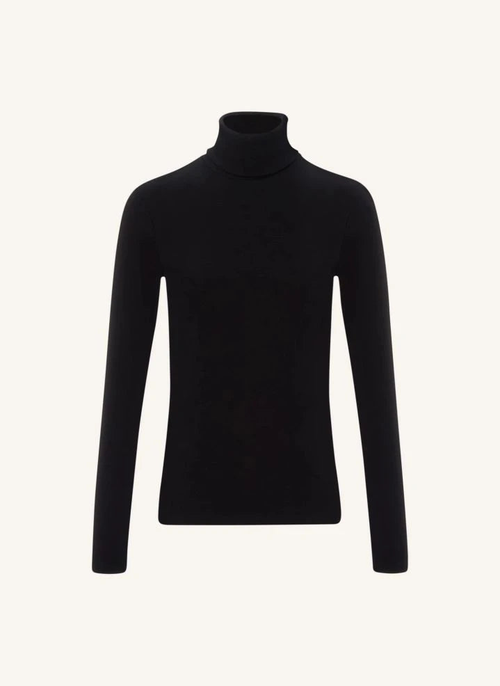 Petit Bateau - Camiseta de Cuello de Barco de Algodón Orgánico - Colección para Mujeres | Negro
