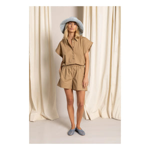 Smallable Mujer - Pantalones cortos Sora | Marrón glaseado