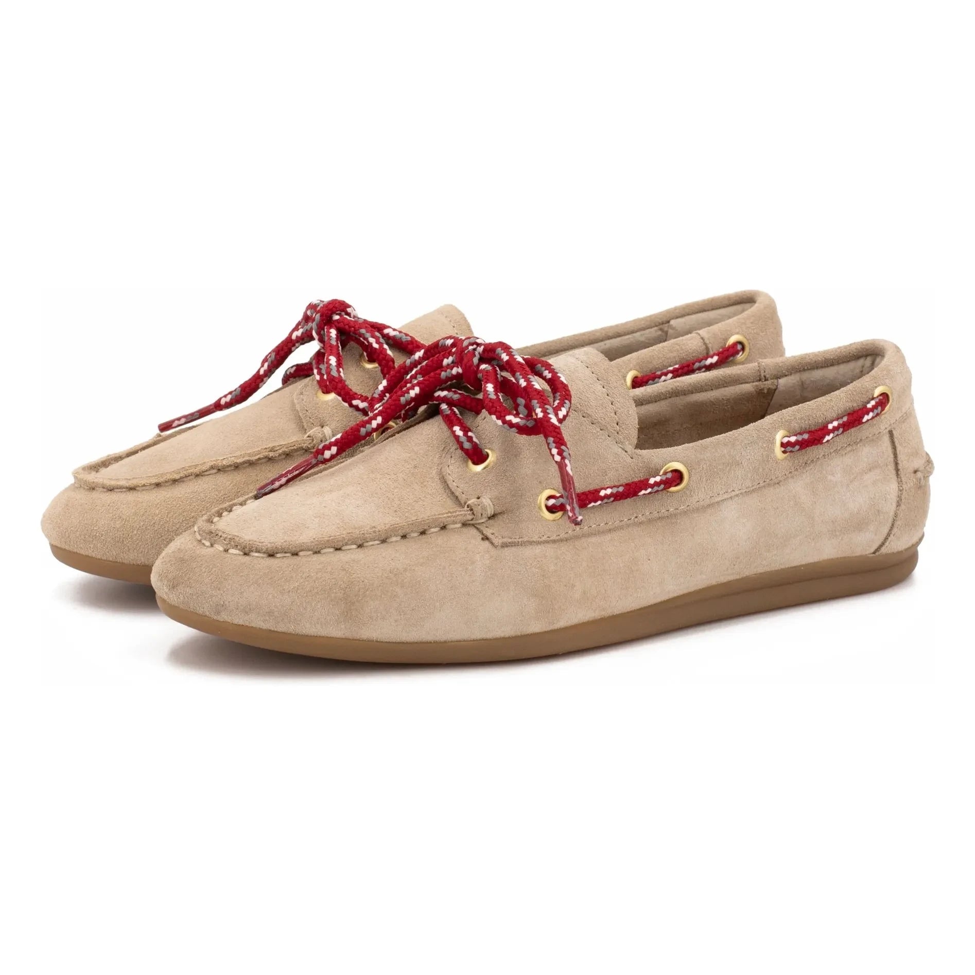 Zapatos náuticos de ante Toral Kimana | Marrón tabaco oscuro