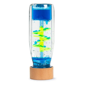 Petit Boum - Botella sensorial espiral | Azul