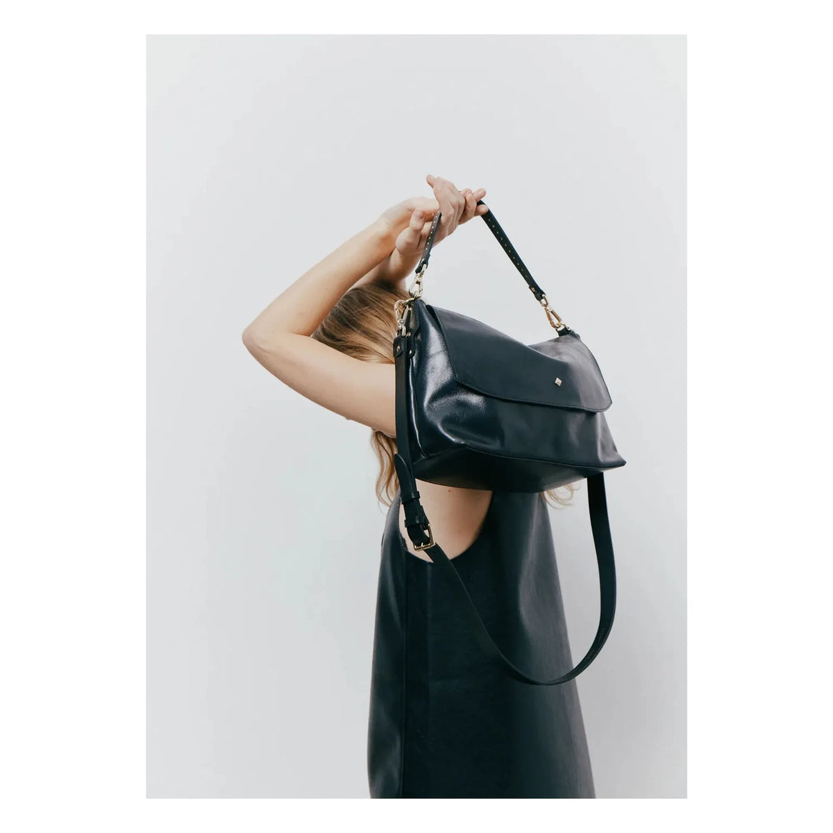 herbert frère soeur - Bolso de Piel Benson Parma | Negro
