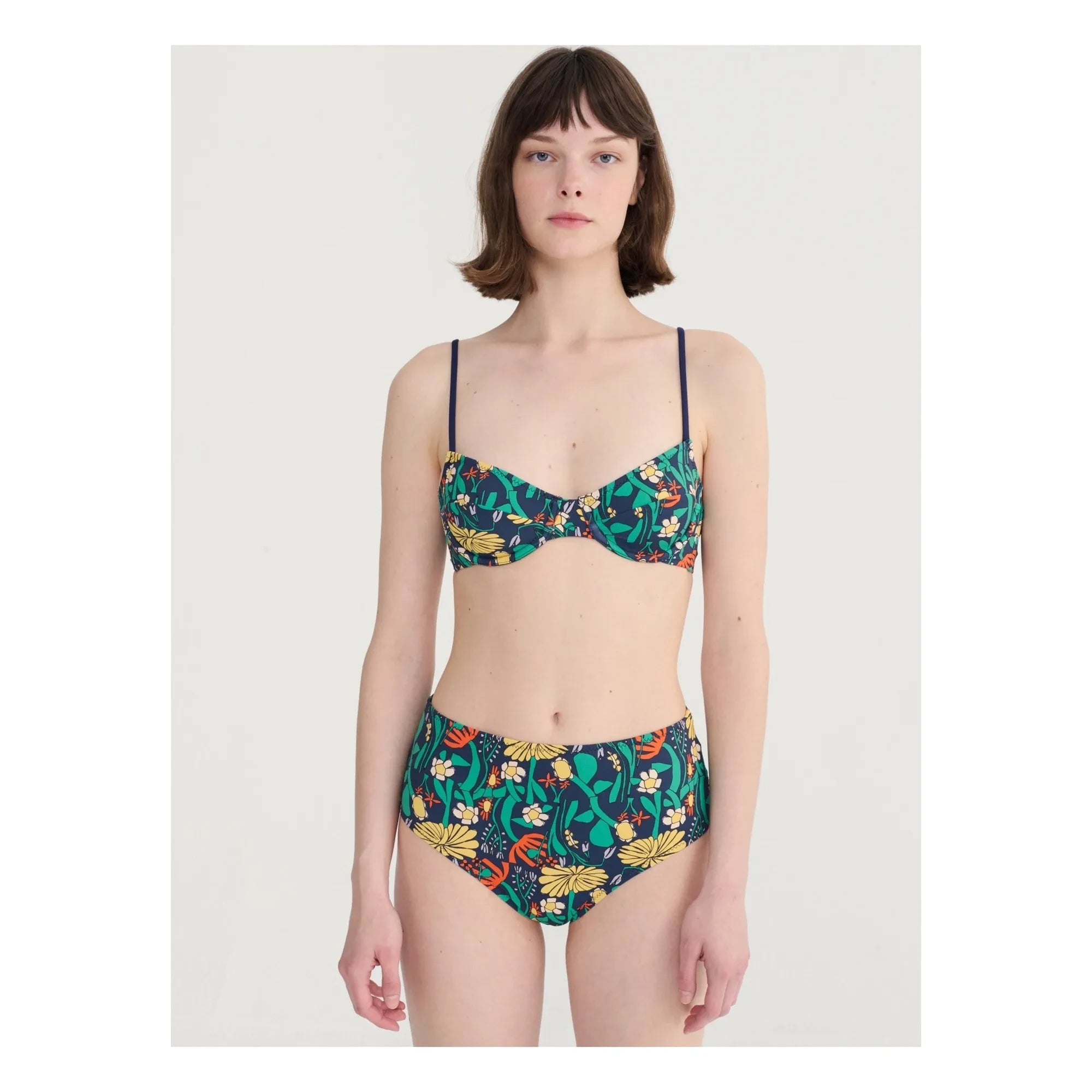 Bobo Choses - Braguita de bikini Herbalist Colorful | Verde