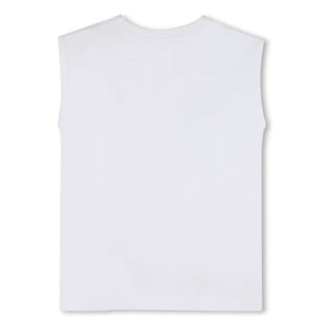 Zadig & Voltaire - Camiseta de punto Logo Strass | Blanco