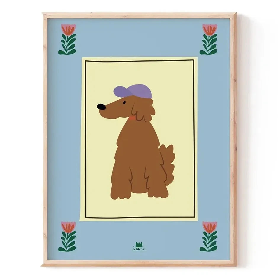 Ma petite vie - "The Cocker" póster | Azul claro