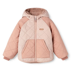 Liewood - Chaqueta reversible estilo sherpa Jackson, fabricada con fibras recicladas | Rosa claro