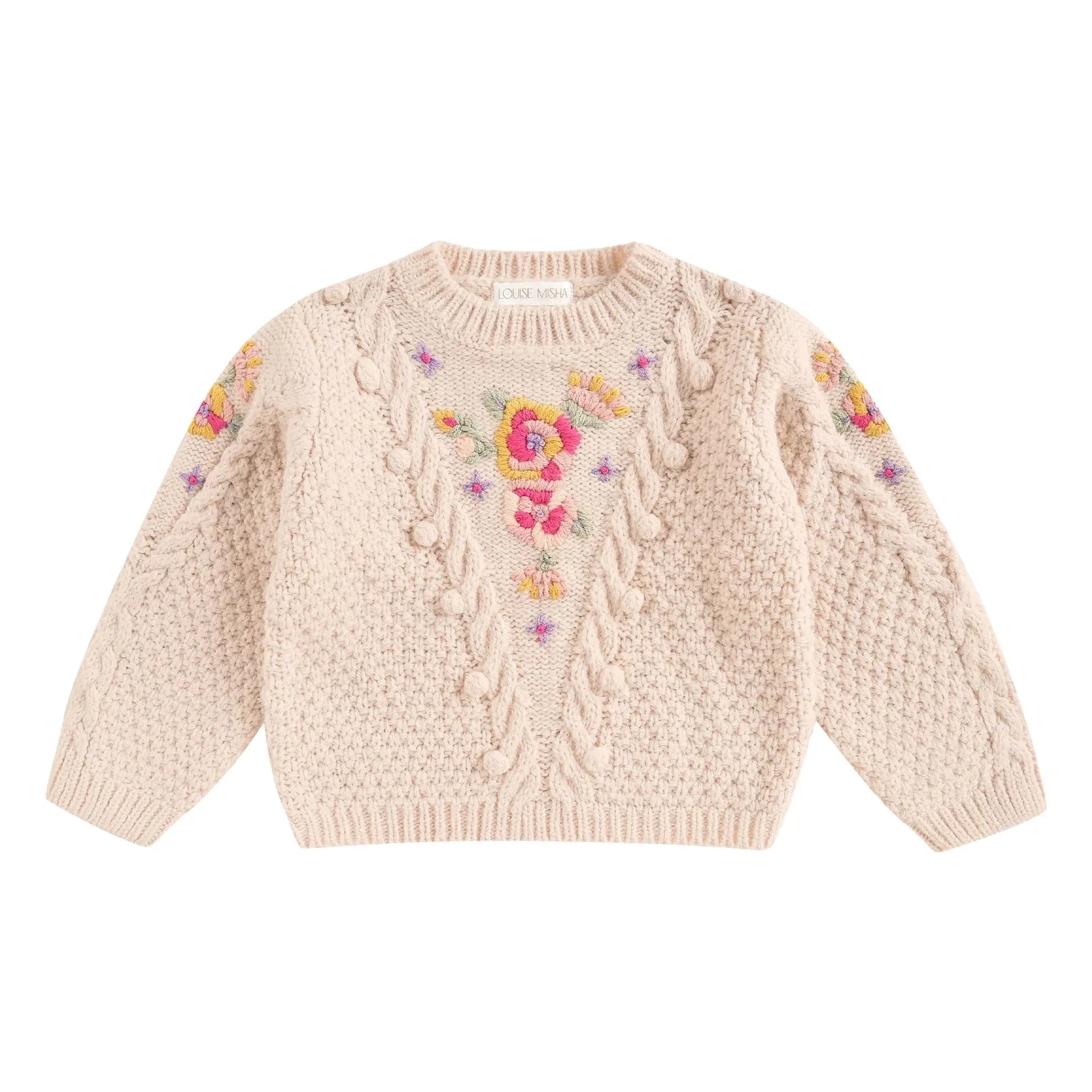 Louise Misha - Jersey de lana Acila | Crema