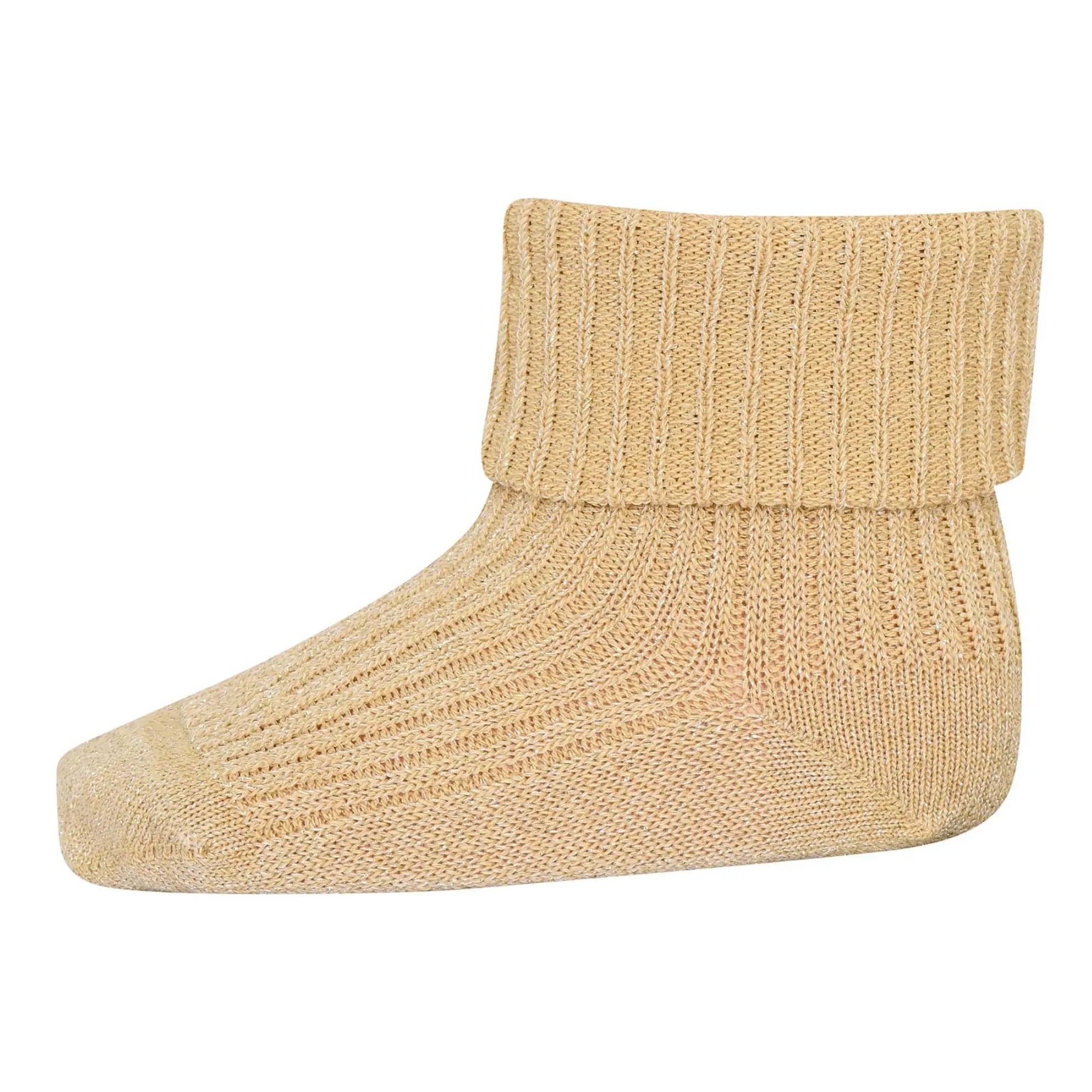 Mp Denmark - Calcetines de algodón con purpurina Ida | Amarillo