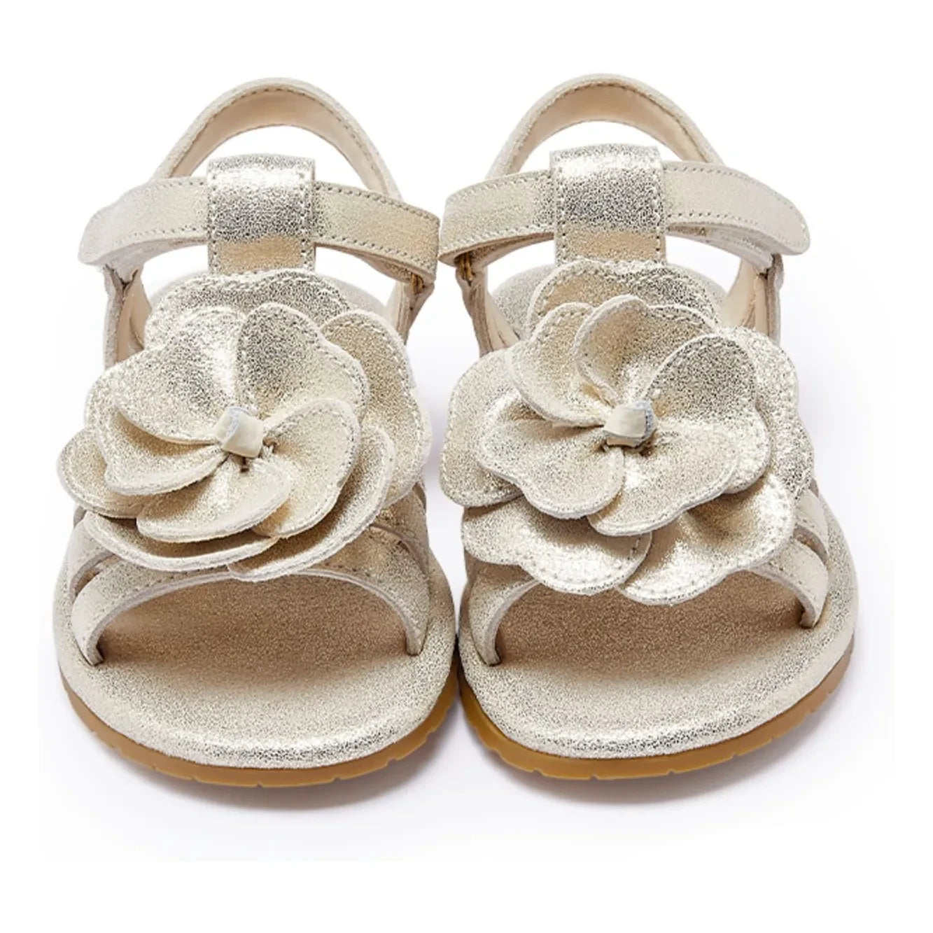 Donsje - Sandalias de flores Iles Fields | Plata
