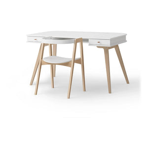 Oliver Furniture - Ahşap Masa ve Sandalye, 66 cm | Beyaz