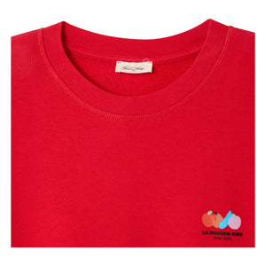 American Vintage - Sudadera de algodón Atubay | Rojo tomate