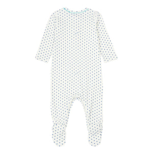 Bonton - Pijama con pies Jersey Star - Colección No Sleep Club | Azul