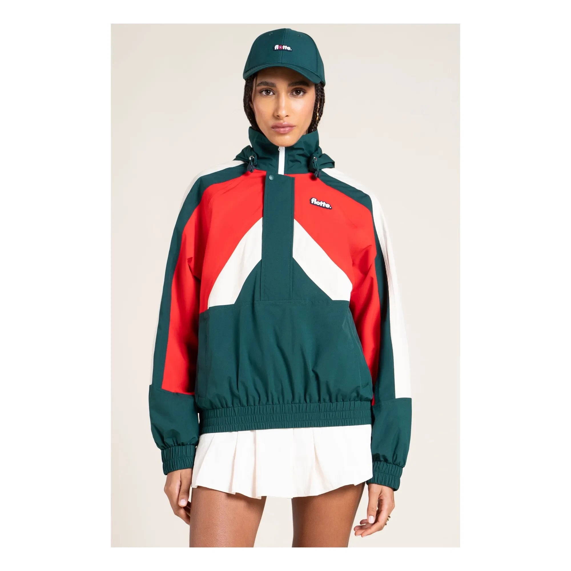 Chaqueta impermeable Flotte - Abbesses | Rojo