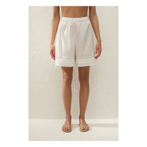 Faithfull the Brand - Shorts de algodón Filomena | Blanco