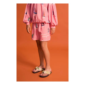 Maison Mangostan - Shorts de baño Voiles Eponge | Rosa