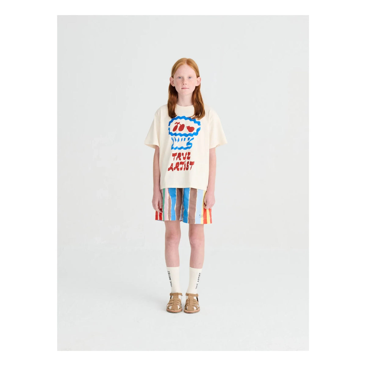 True Artist - Shorts a rayas | Azul