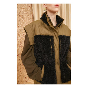 Ulla Johnson - Chaleco Shiloh sin mangas | Negro