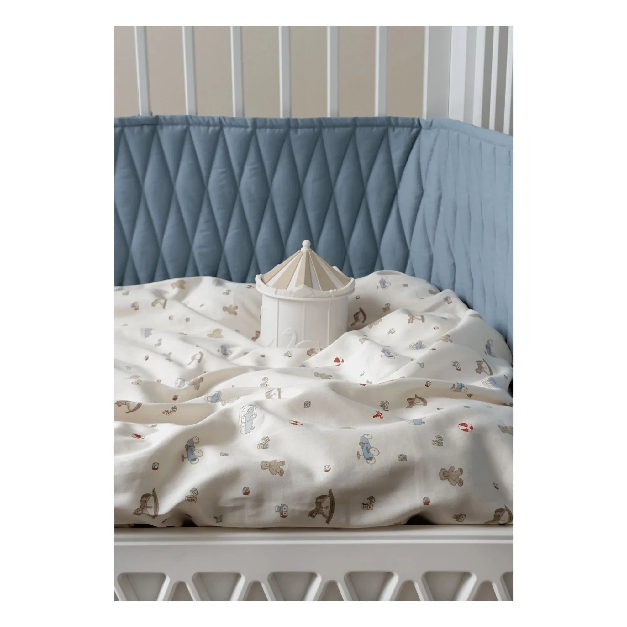 Cam Cam - Protector de cuna | Azul