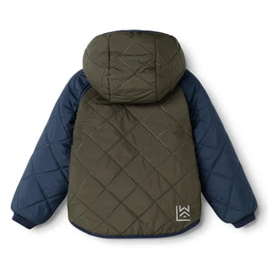 Liewood - Jackson Chaqueta reversible estilo sherpa fabricada con fibras recicladas | Caqui