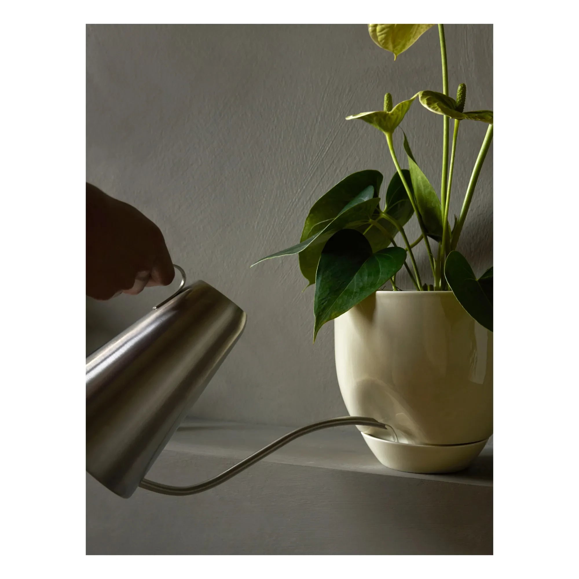 Audo Copenhagen - Cubierta para maceta de cerámica húmeda | Beige