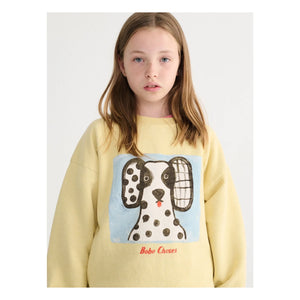 Bobo Choses - Sudadera de algodón orgánico dálmata | Amarillo