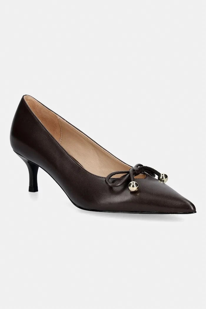 Zapatos de tacón de cuero Furla Poppy