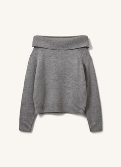 Sofie Schnoor - Sawasy Jersey de Hombros Descubiertos | Gris