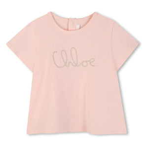 Chloé - Set de camiseta y vestido de algodón orgánico | Rosa