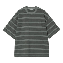 Carhartt WIP - Camiseta de rayas Hanson | Gris-verde