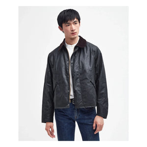 Barbour - Chaqueta Transport Wax Bone | Negro