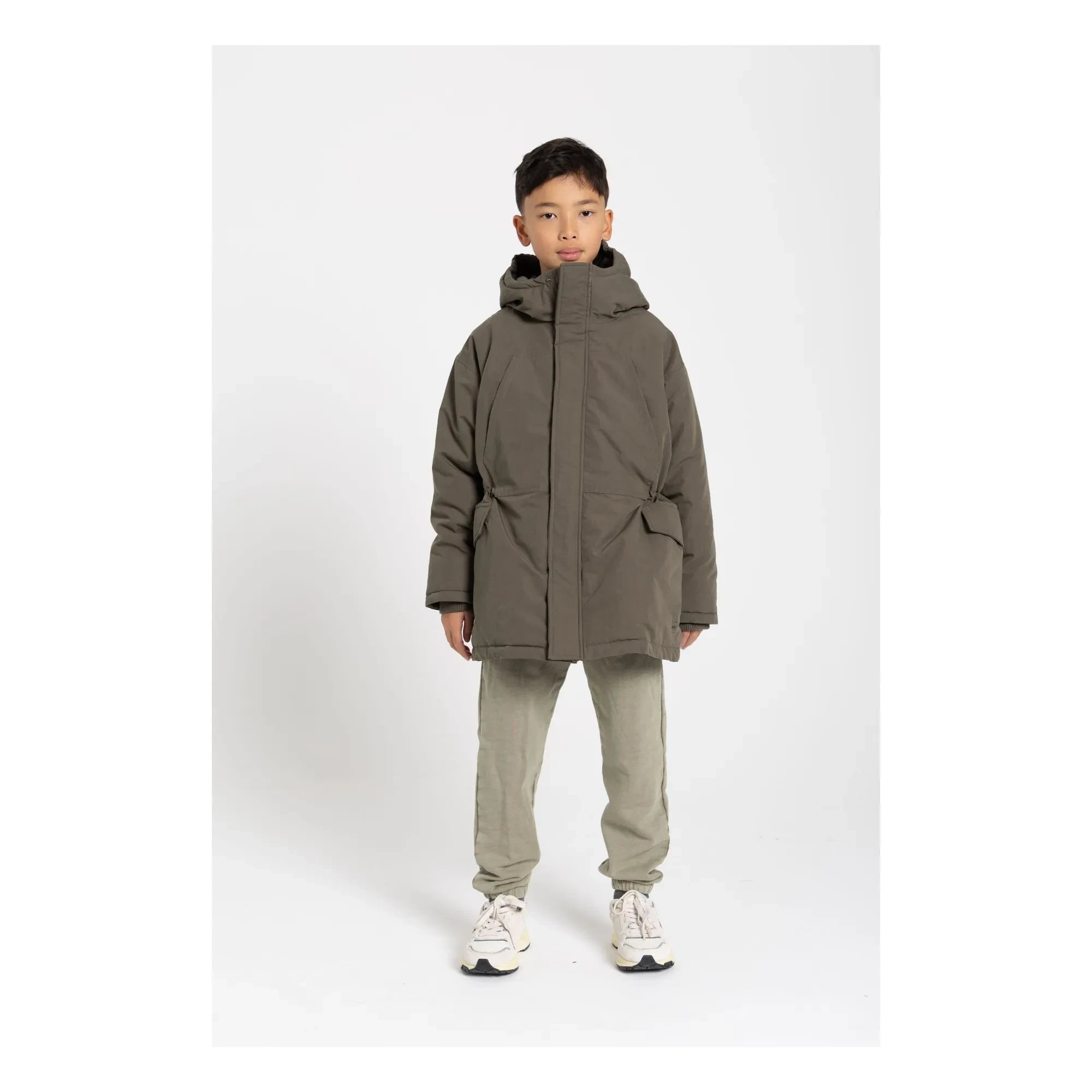 Hundred Pieces - Parka con forro de búho | Caqui