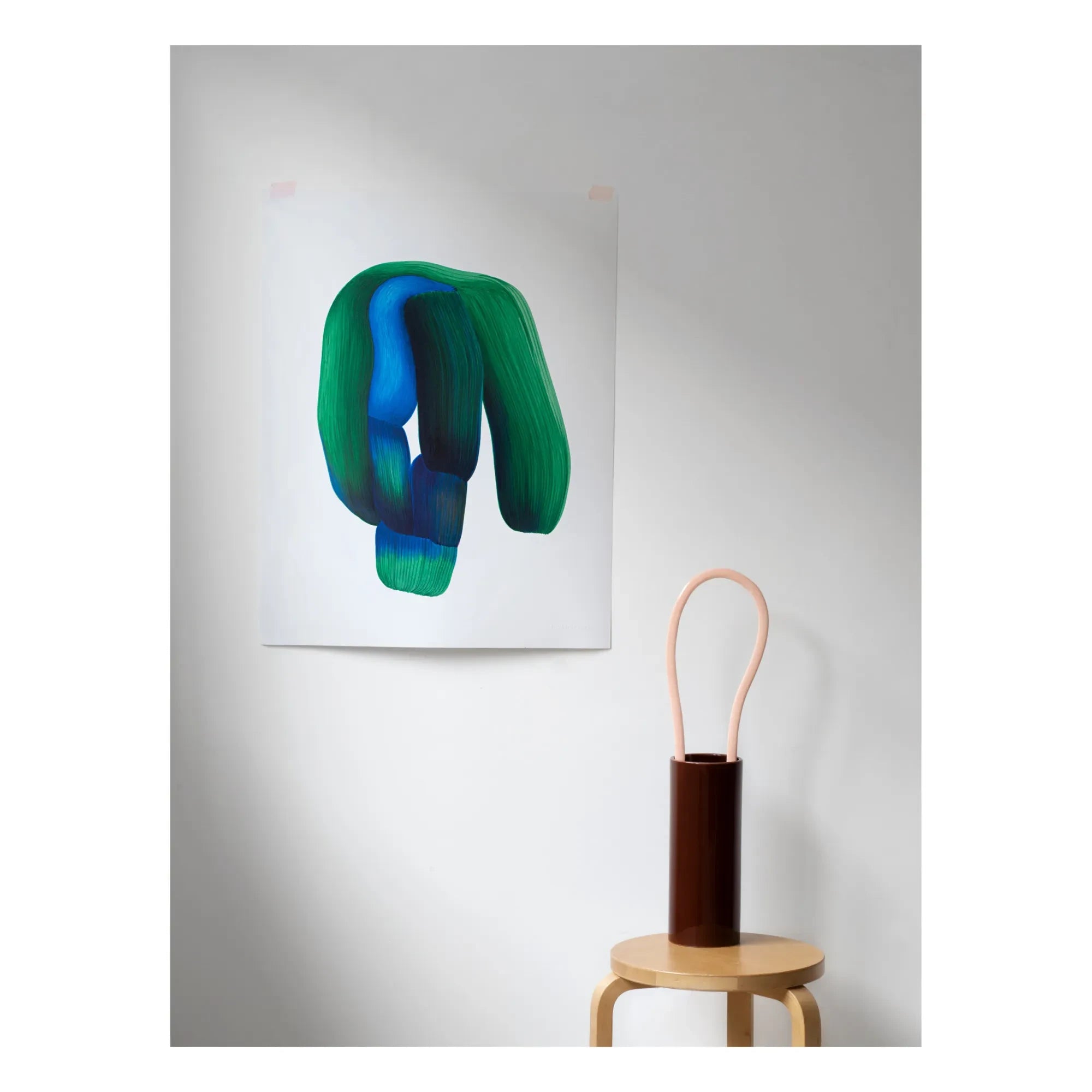 The Wrong Shop - Drawing 19 Ronan Bouroullec | Verde esmeralda