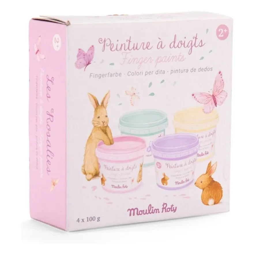 Moulin Roty - Pinturas de dedos pastel Les Rosalies