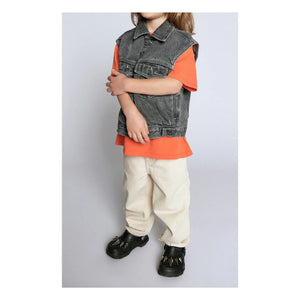 American Vintage - Chaleco vaquero sin mangas Yopday | Gris