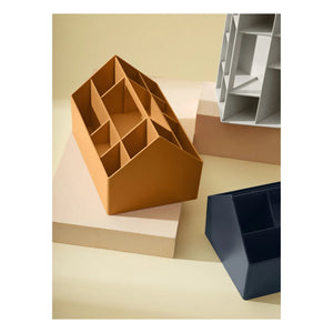 Muuto - Caja de almacenamiento de diseño Toolbox | Naranja Óxido