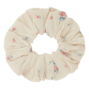 Emile et Ida - Coletero floral de algodón orgánico | Crema
