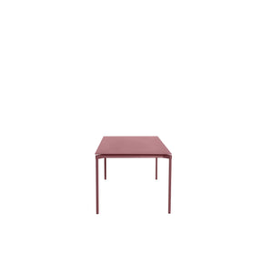 Petite friture - Mesa de exterior rectangular Fromme - 8 plazas | Rojo Marrón