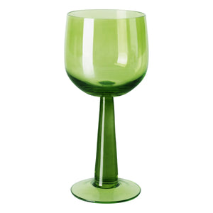 HKliving - Juego de vasos The Emeralds - Set de 4 | Amarillo verdoso