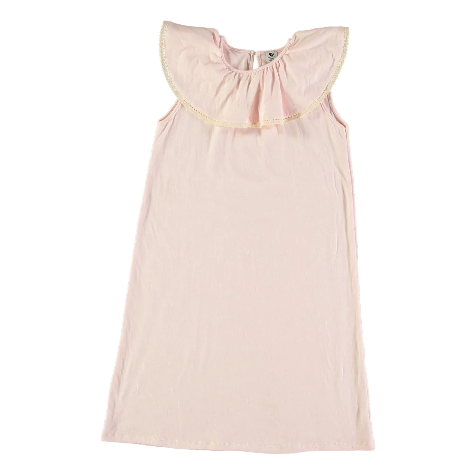 Risu Risu - Vestido de noche de algodón orgánico Aline | Rosa pálido