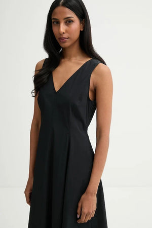 Vestido acampanado de algodón Marc O'Polo