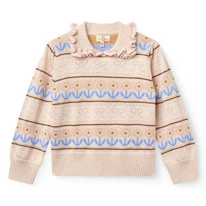 Copenhagen Colors - Jersey de cuello redondo de lana | Beige