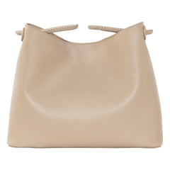 Bolso de cuero granulado Elleme - Vosges | Marrón empolvado