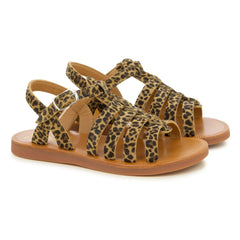 Pom d'Api - Sandalias de tiras cruzadas Plagette | Leopardo